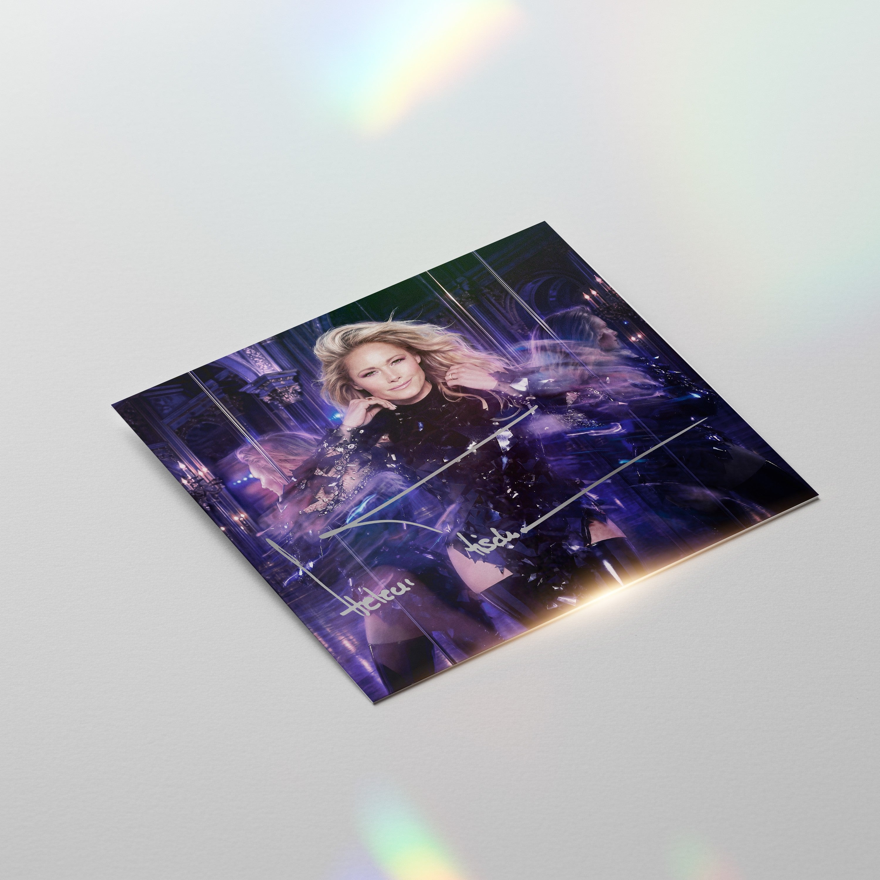 Helene Fischer Heute Nacht Ltd. Color-CD in Nachtschwarz + silbern signierte Artcard 446081