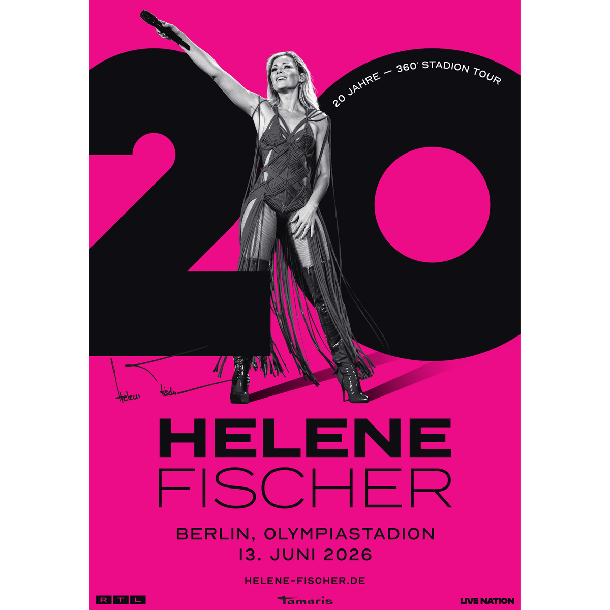 Helene Fischer WIR Ltd. 3CD Bundle-Sonderedition mit 1CD Album, 2CD Live und signiertem Tourplakat von deinem Konzert der 360° Stadiontour 464435
