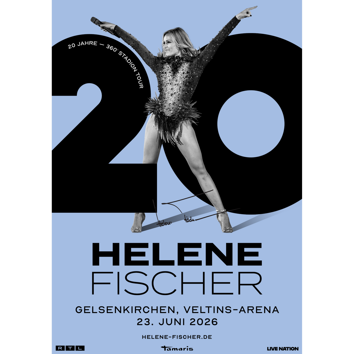 Helene Fischer WIR Ltd. 3CD Bundle-Sonderedition mit 1CD Album, 2CD Live und signiertem Tourplakat von deinem Konzert der 360° Stadiontour 464439
