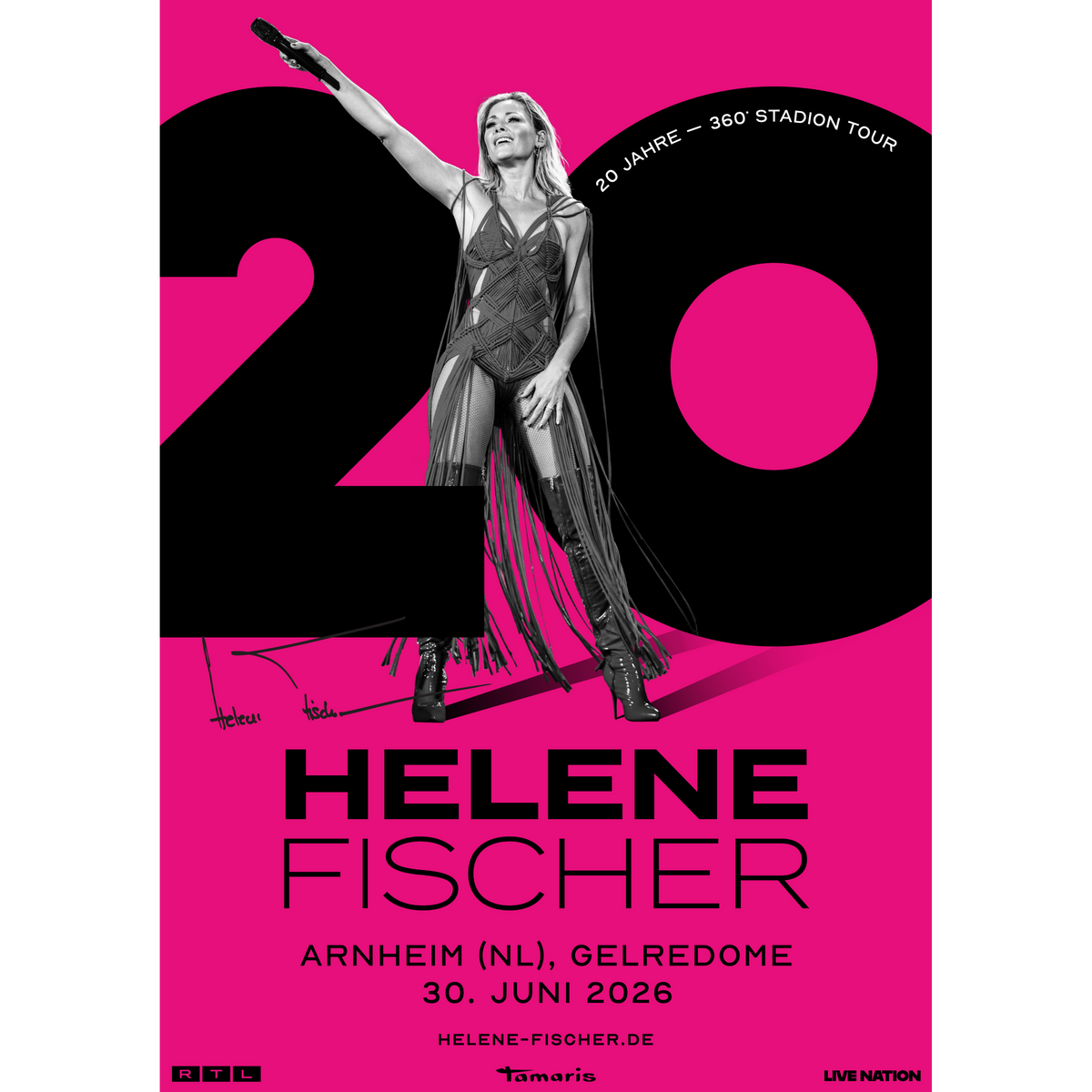 Helene Fischer WIR Ltd. 3CD Bundle-Sonderedition mit 1CD Album, 2CD Live und signiertem Tourplakat von deinem Konzert der 360° Stadiontour 464445