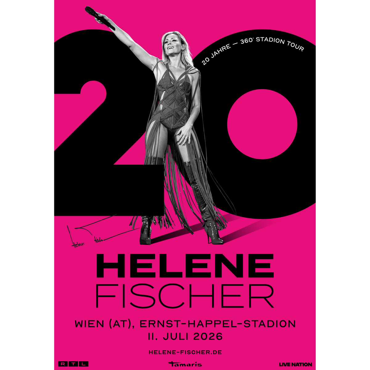 Helene Fischer WIR Ltd. 3CD Bundle-Sonderedition mit 1CD Album, 2CD Live und signiertem Tourplakat von deinem Konzert der 360° Stadiontour 464453