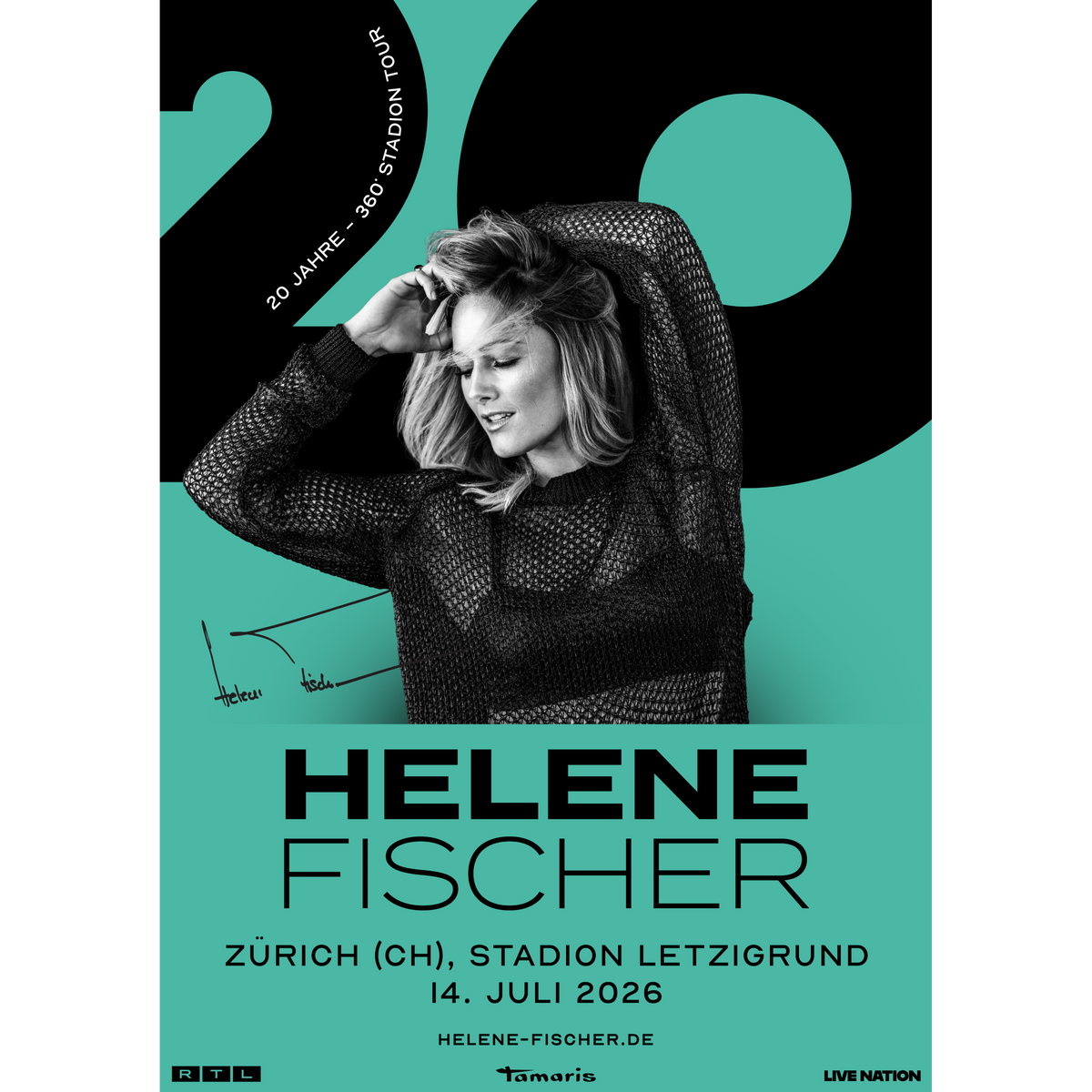 Helene Fischer WIR Ltd. 3CD Bundle-Sonderedition mit 1CD Album, 2CD Live und signiertem Tourplakat von deinem Konzert der 360° Stadiontour 464455