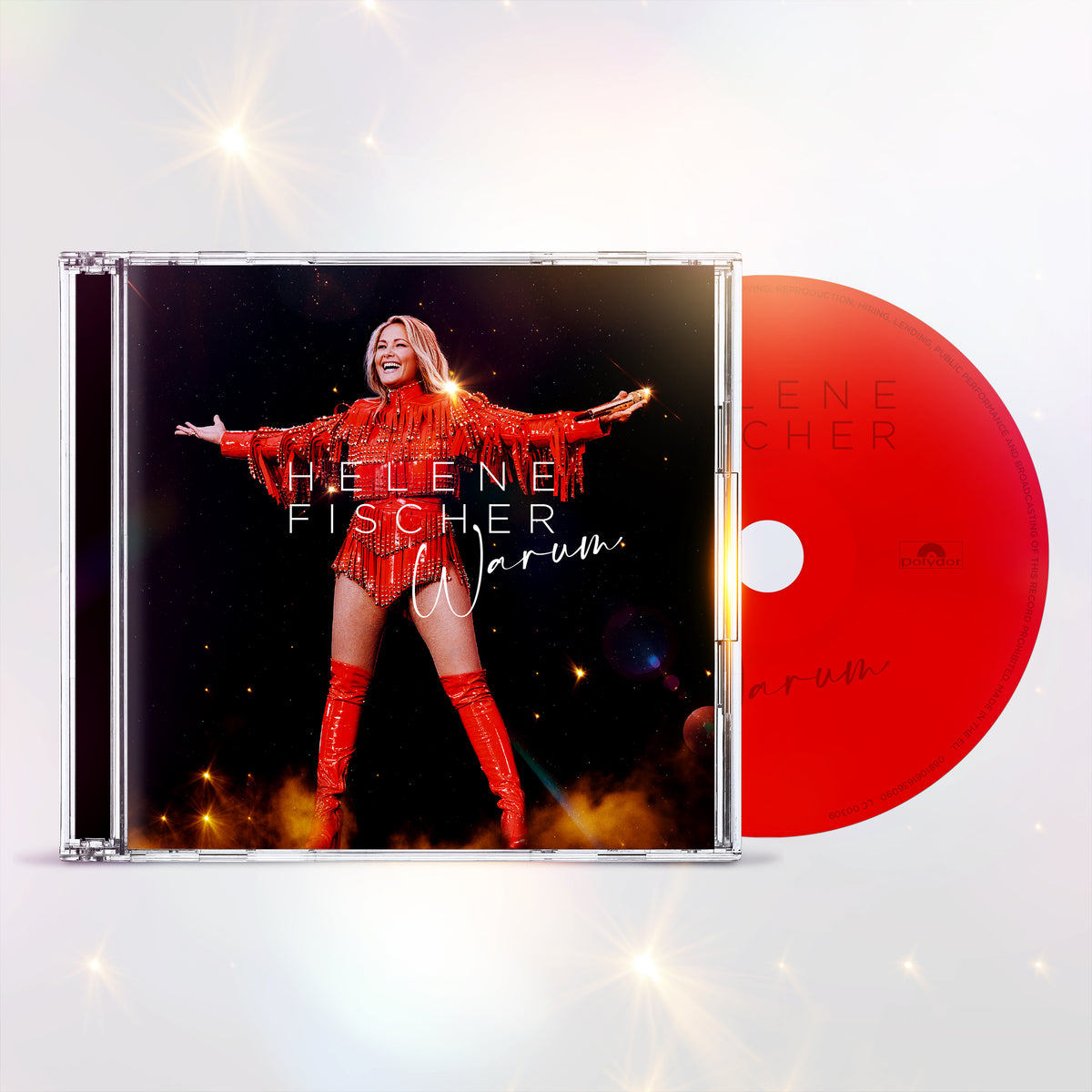 Helene Fischer Warum Limitiertes Bundle: CD und große silbern signierte Artcard (25x25cm) 461053