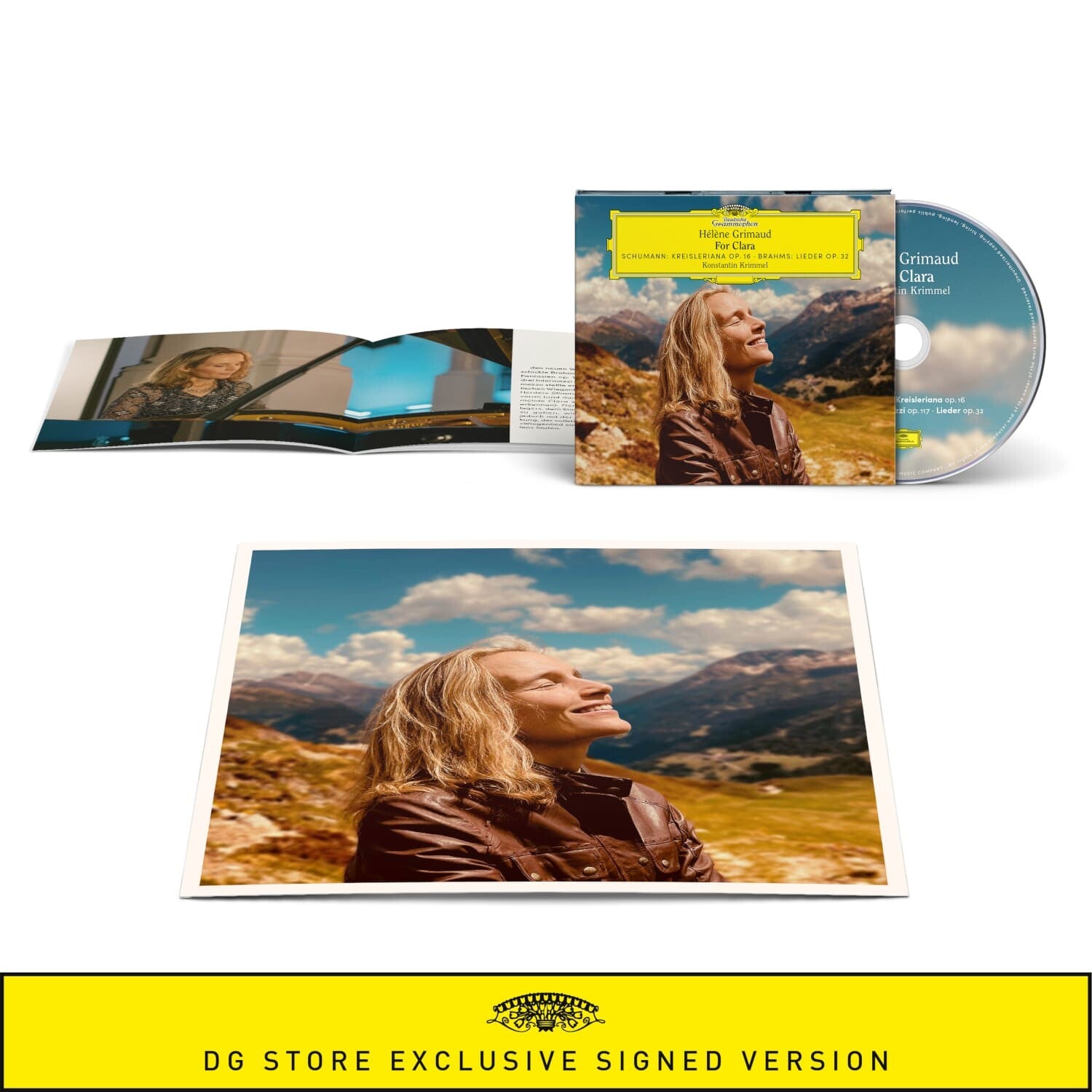 Hélène Grimaud & Konstantin Krimmel For Clara: Works by Schumann & Brahms CD + signierte Art Card 304852