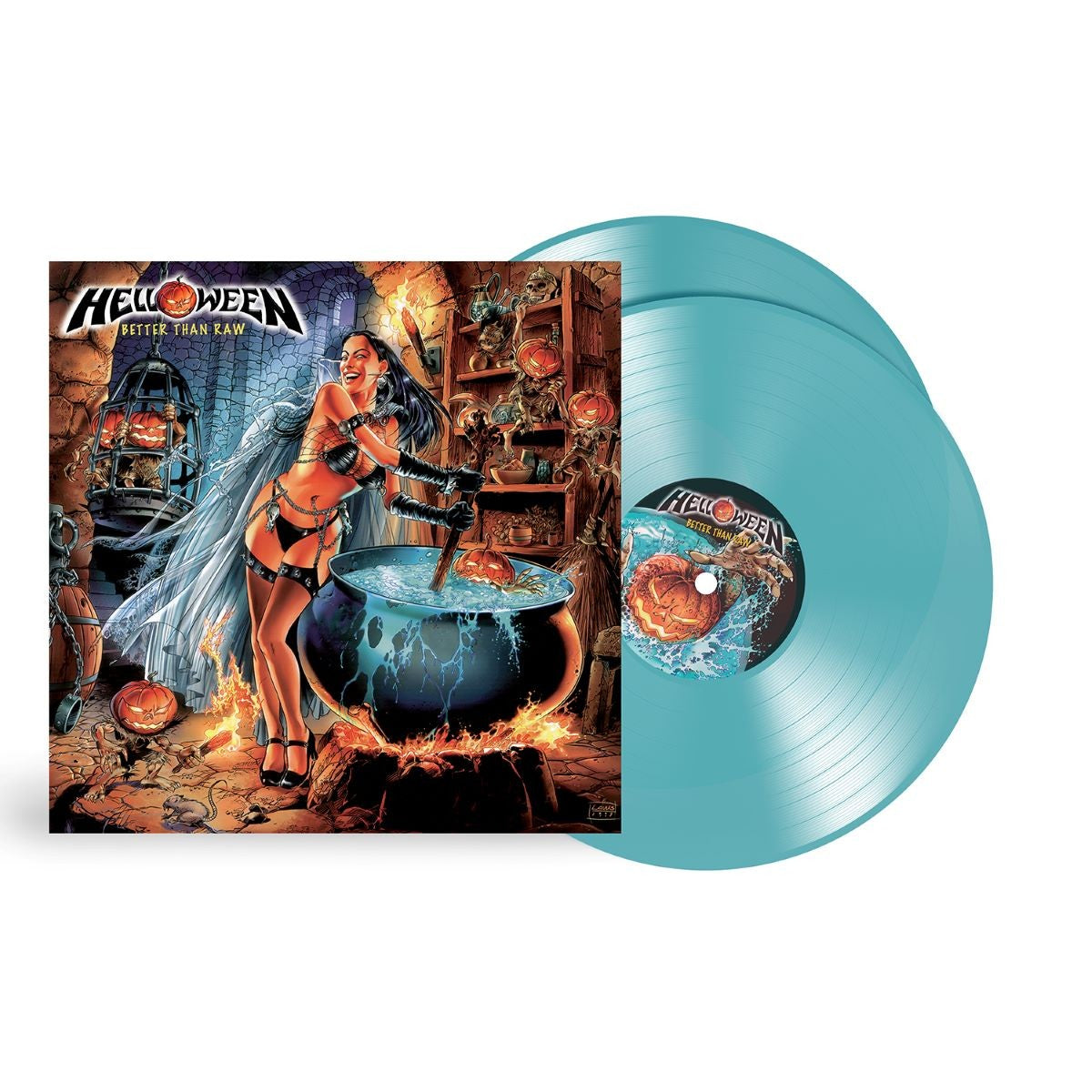 Helloween Better Than Raw Expanded Edition Turquoise Colour LP 433837