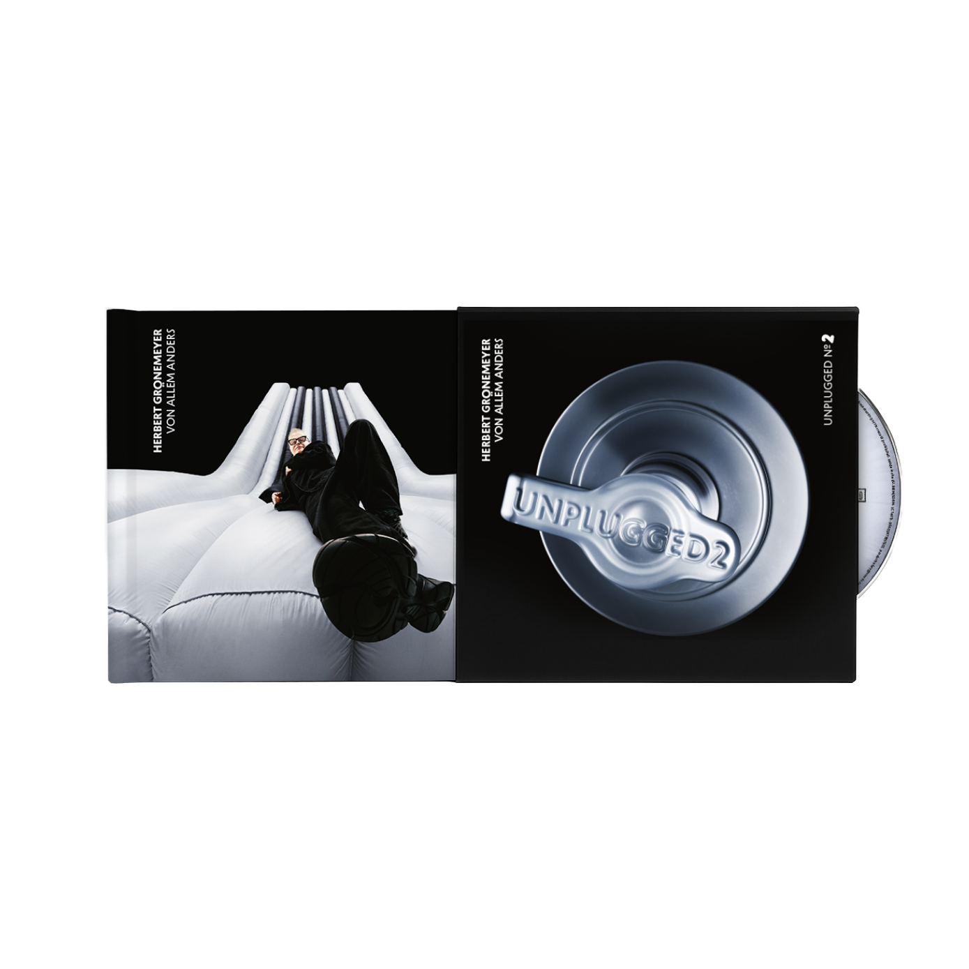 Herbert Grönemeyer Unplugged 2 • Von allem anders + Unplugged (Remastered) CD Hardcoverbuch (Ltd. Deluxe Edition) + CD im Jewelcase 418852
