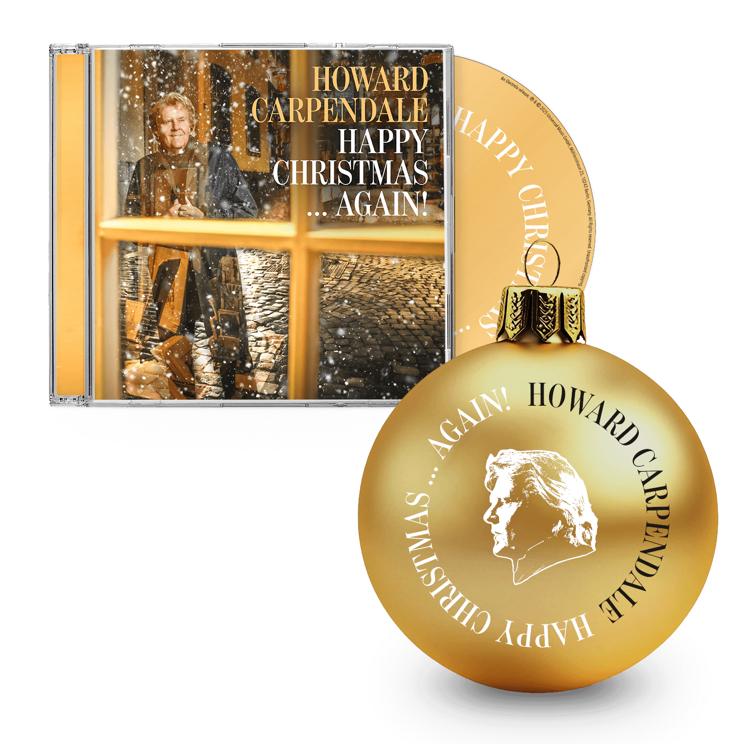 Howard Carpendale Happy Christmas… Again! 1CD Jewelcase + Weihnachtskugel 423756