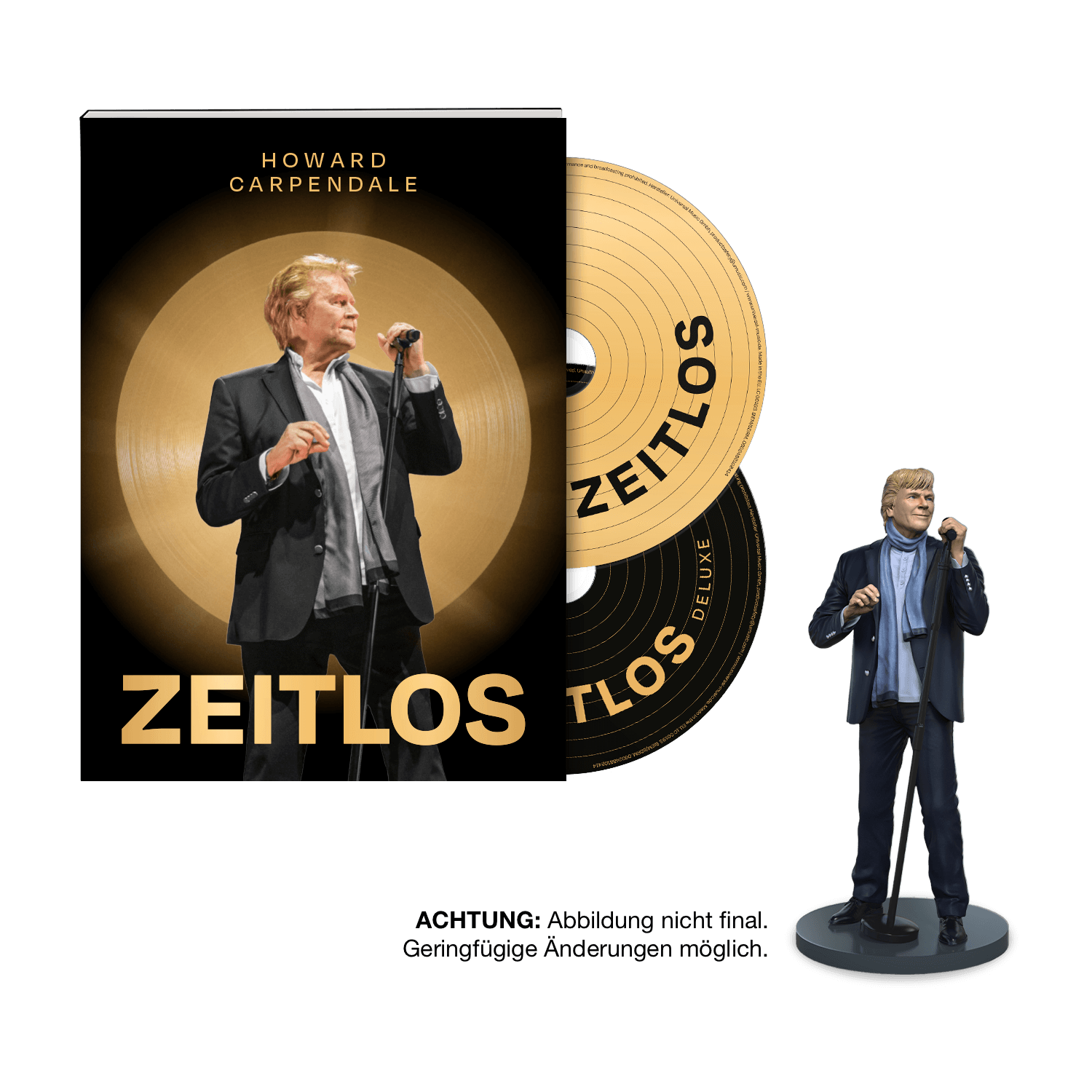 Howard Carpendale Zeitlos 2CD limitierte Fotobuch Edition + Legendenfigur 423974