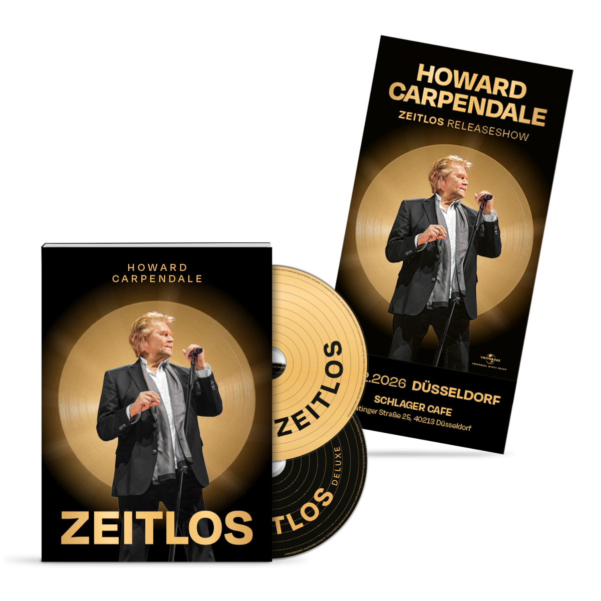 Howard Carpendale Zeitlos 2CD limitiertes Fotobuch + Ticket „Zeitlos Releaseshow”  434247