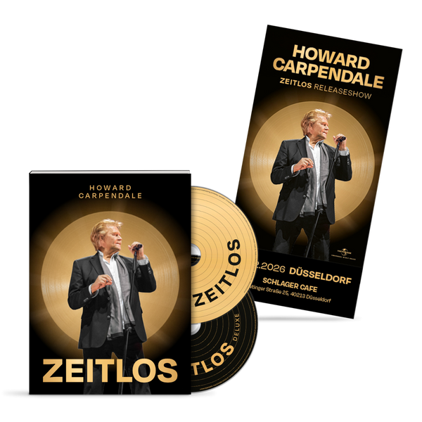 Howard Carpendale - Zeitlos (2CD limitiertes Fotobuch + Ticket „Zeitlos Releaseshow” )