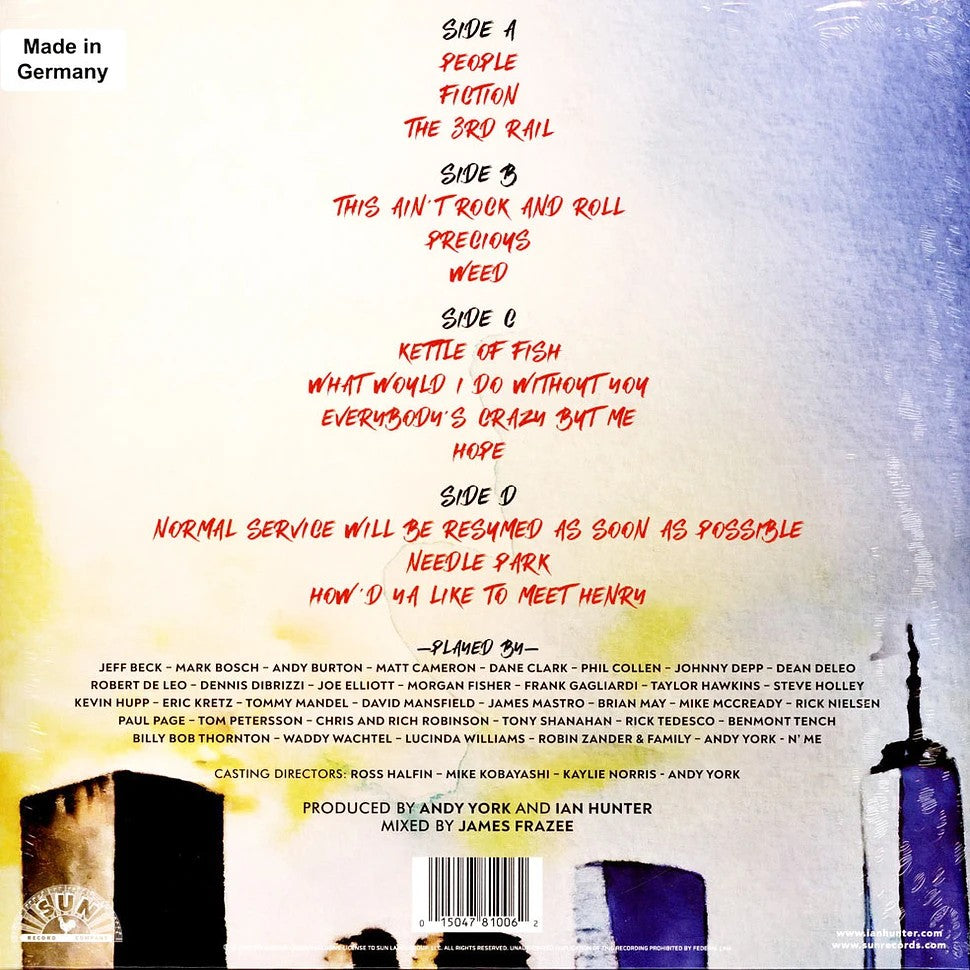 Hunter,Ian Fiction: Defiance Part 2 Yellow 2LP Vinyl - RSD 2024 424938