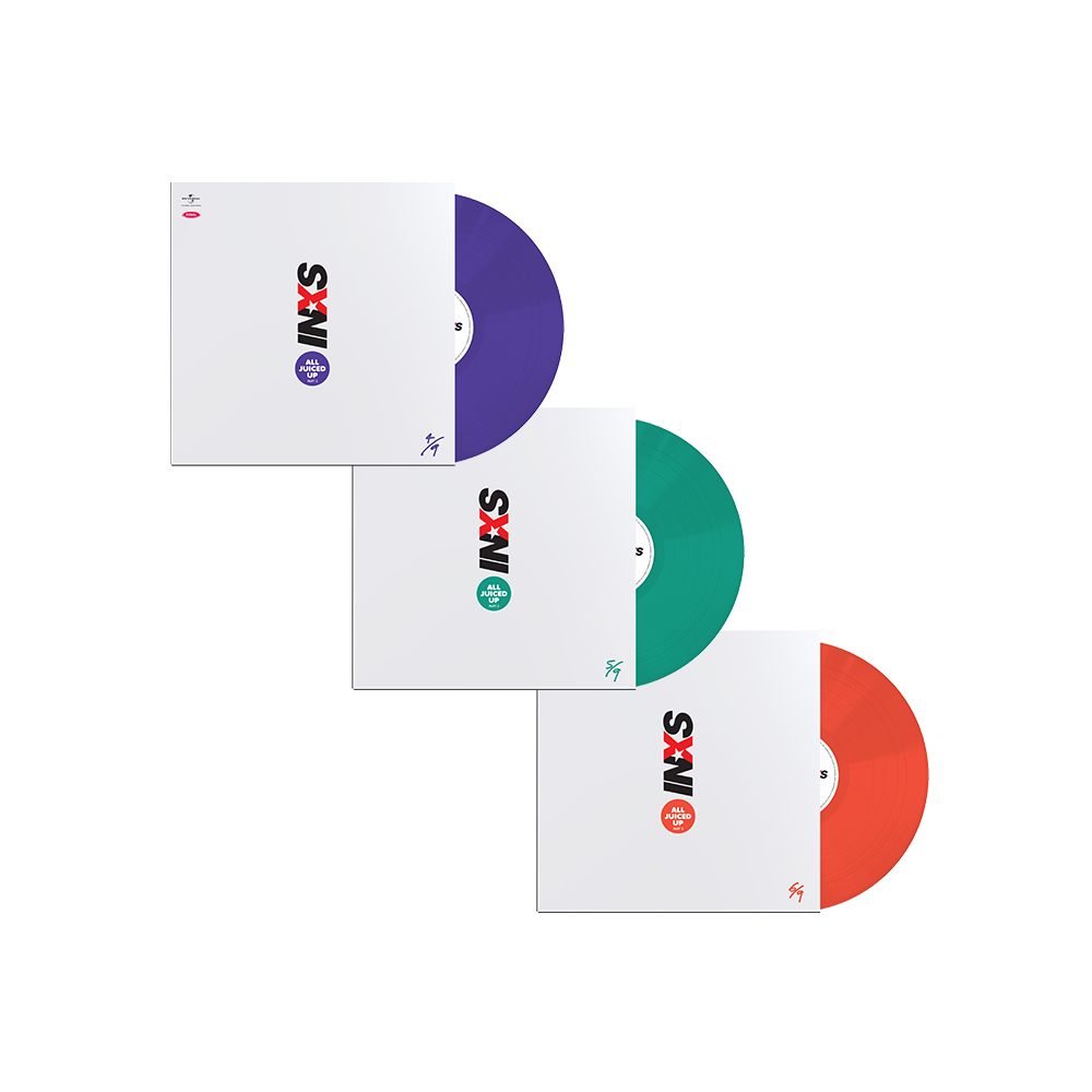 INXS All Juiced Up Part Part Two 3 x Exclusive Limited Coloured Vinyl EP 350893
