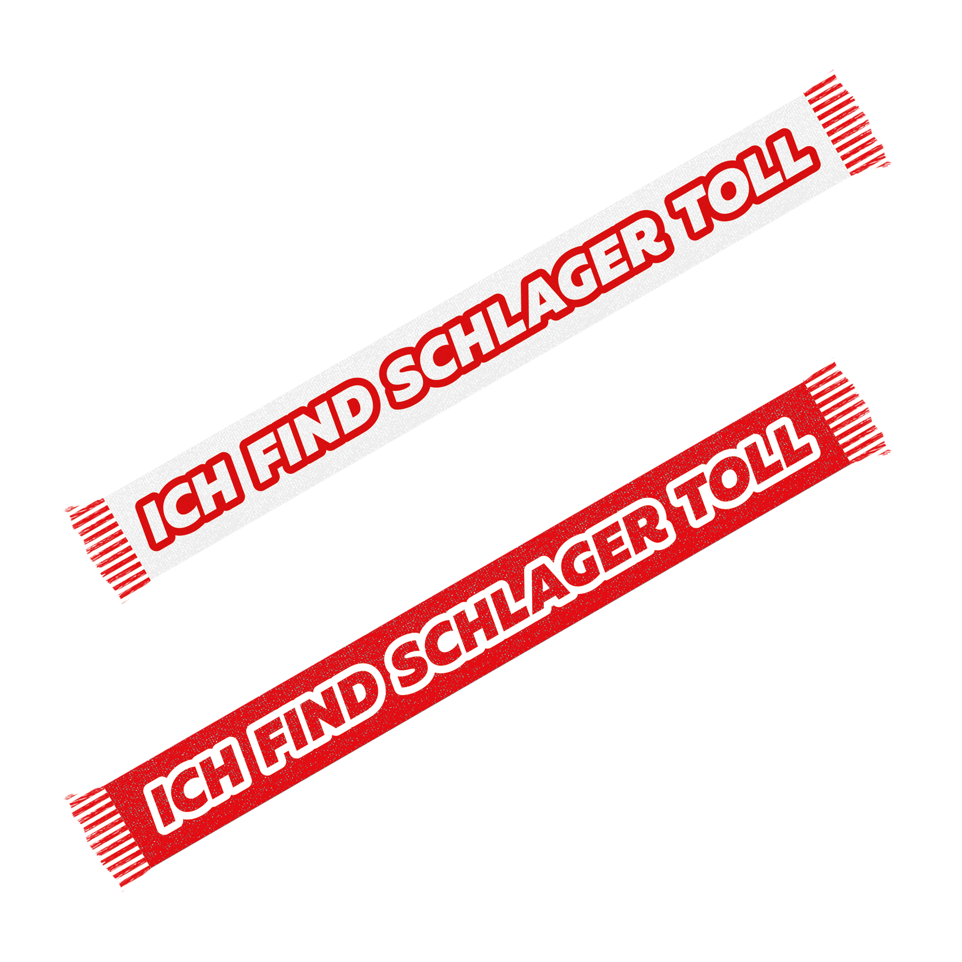 Ich find Schlager toll Logo Schal 119072