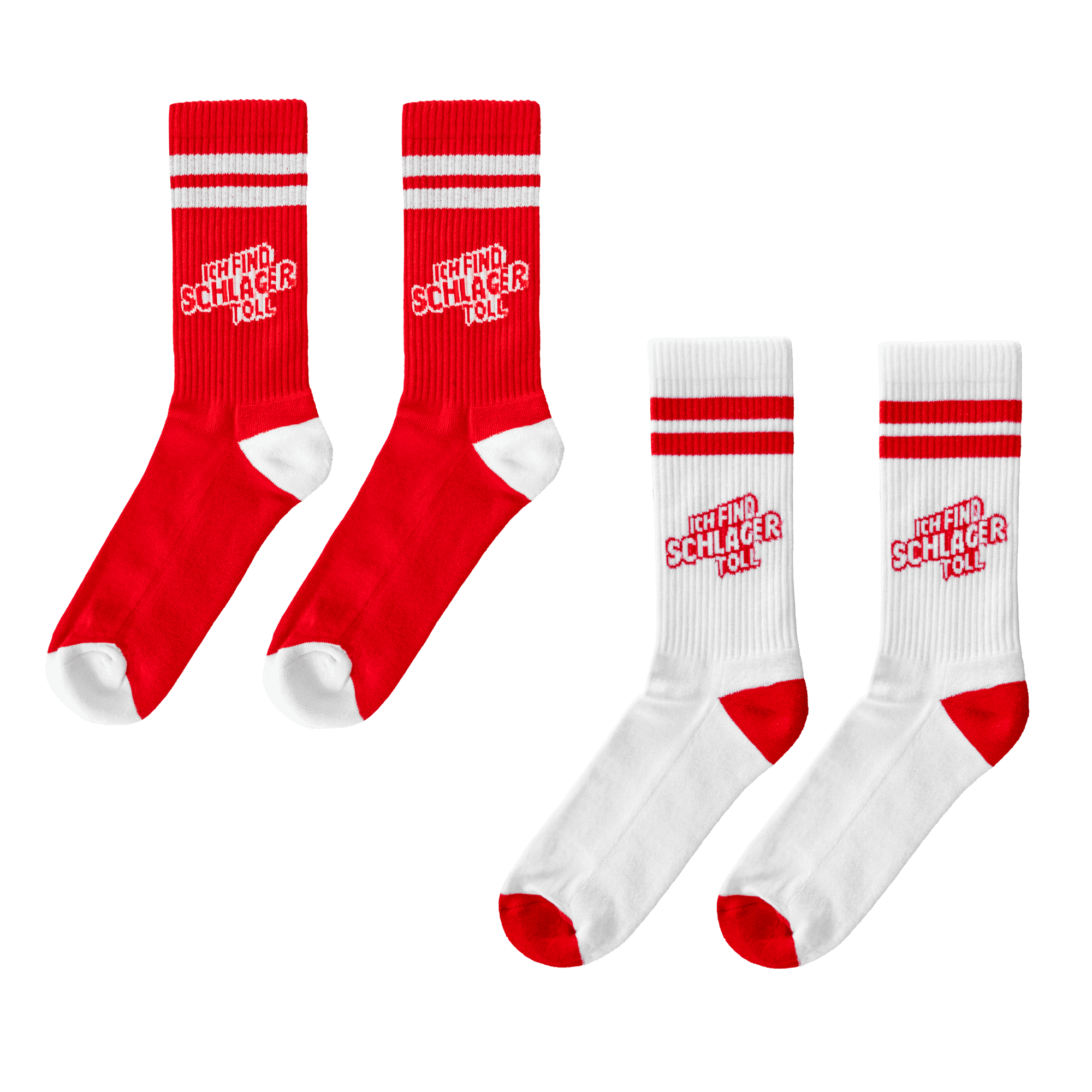 Ich find Schlager toll Logo Socken 2er Set 119086