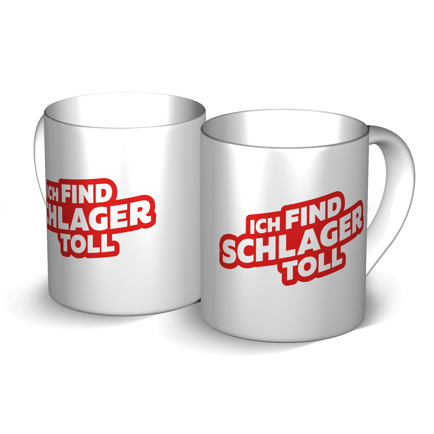 Ich find Schlager toll Logo Tasse 392283