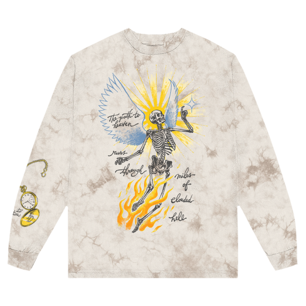 Imagine Dragons - It's Time Brown Tye Dye Long Sleeve (Langarmshirt)