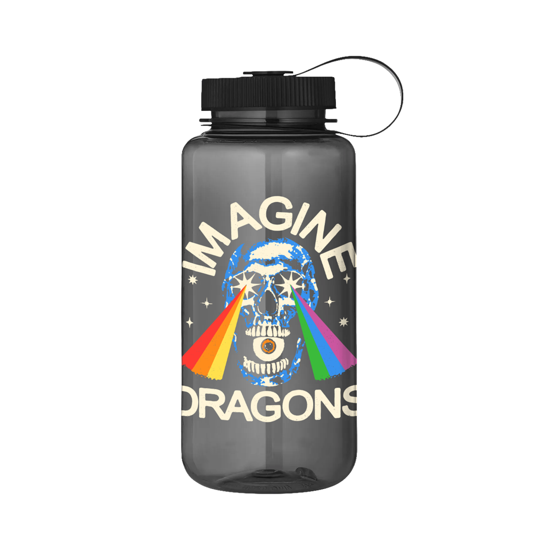 Imagine Dragons Rainbow Laser Skull Nalgene Water Bottle Trinkflasche 453569