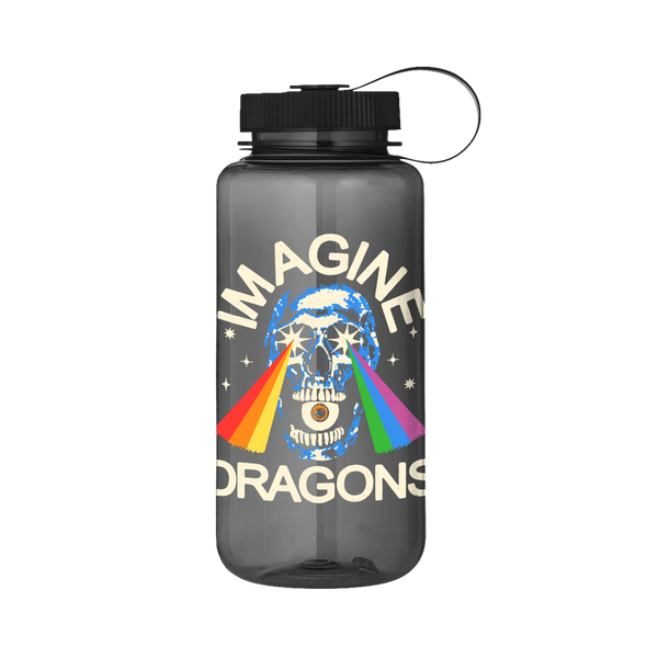 Imagine Dragons - Rainbow Laser Skull Nalgene Water Bottle (Trinkflasche)