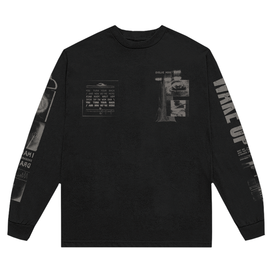 Imagine Dragons Wake Up Black Long Sleeve Longsleeves 424056