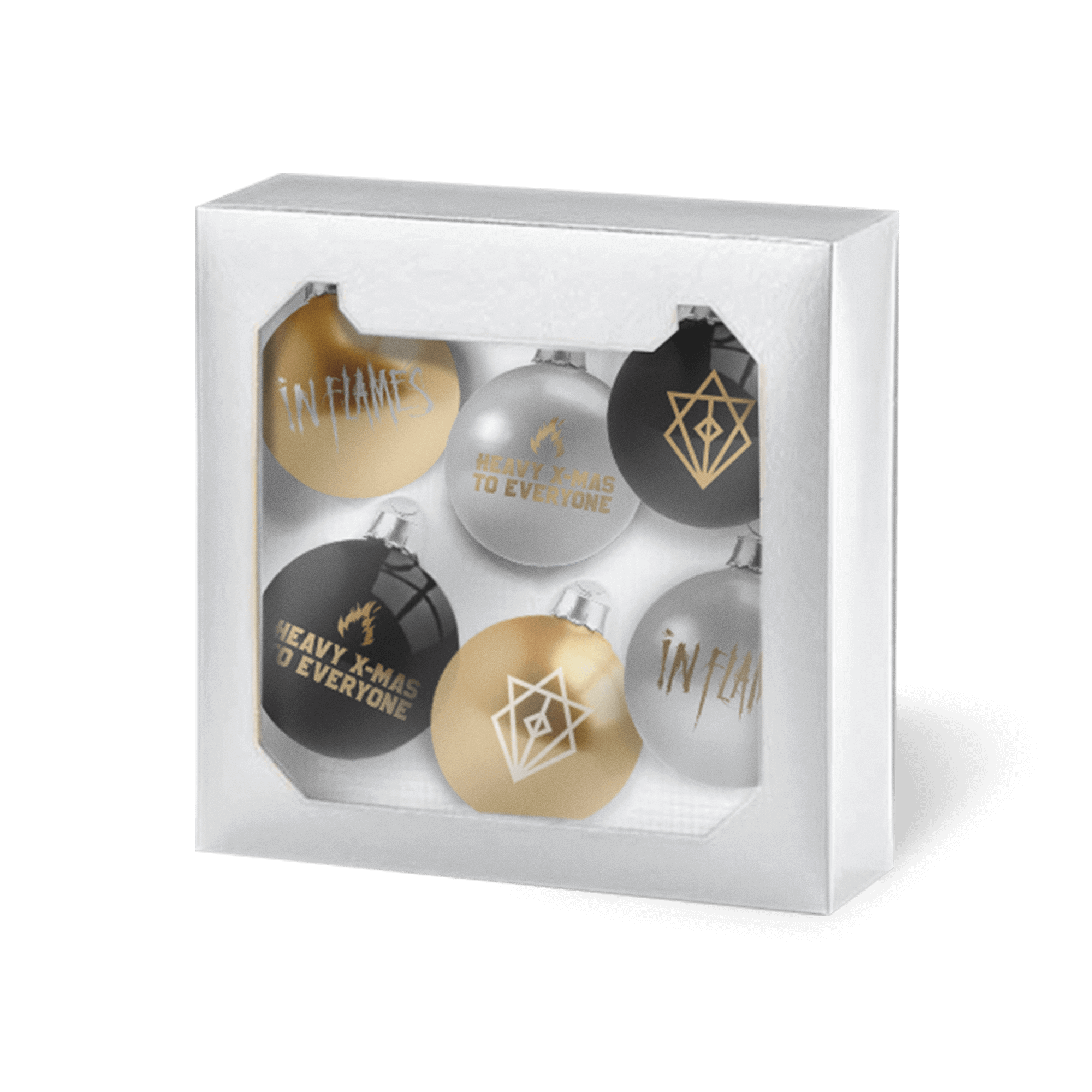 In Flames Heavy X-Mas To Everyone Baumkugel 6-er Set 335341