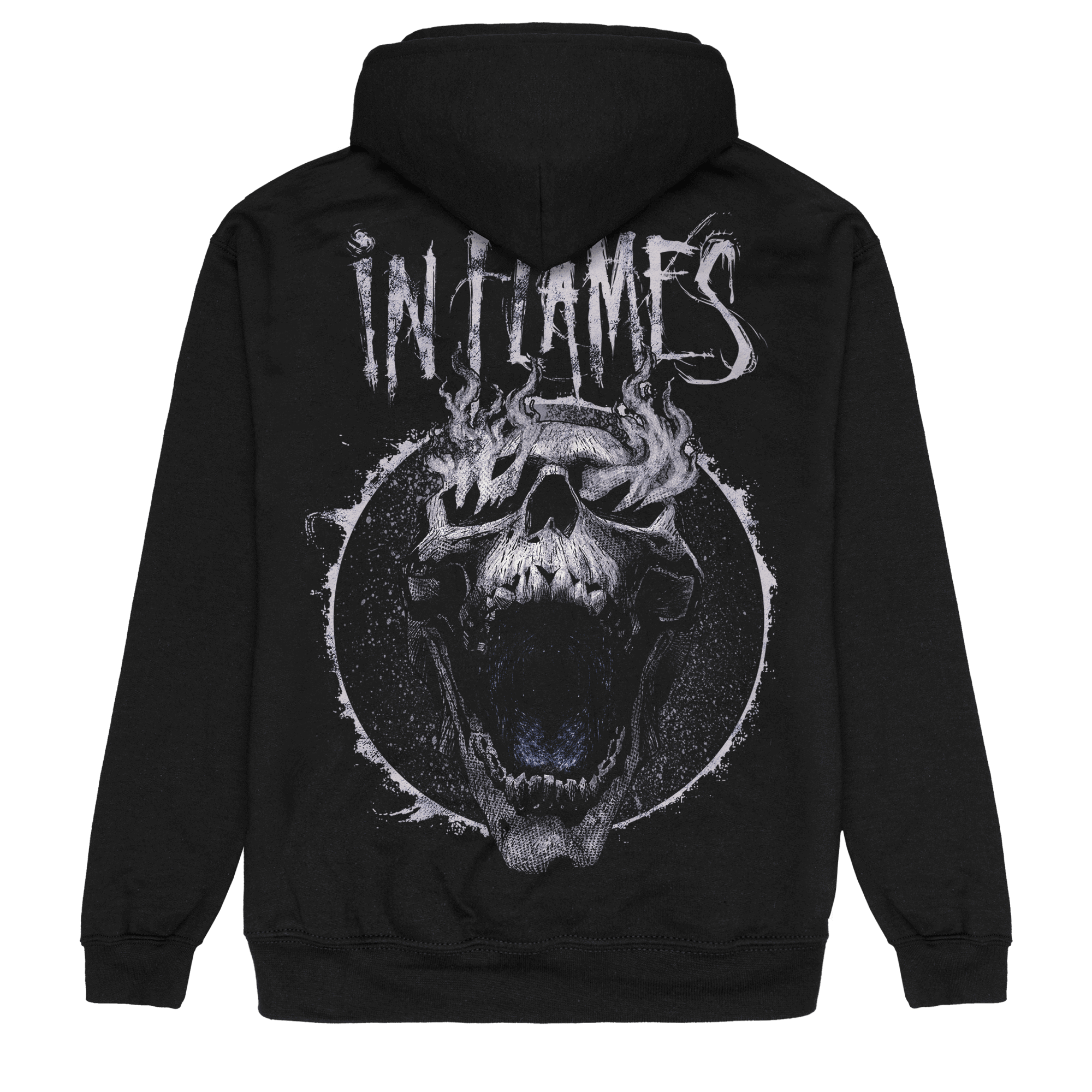 In Flames Screaming Skull Hoodie 449612