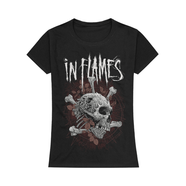 In Flames - Skull Leaves (Girlie Shirt)