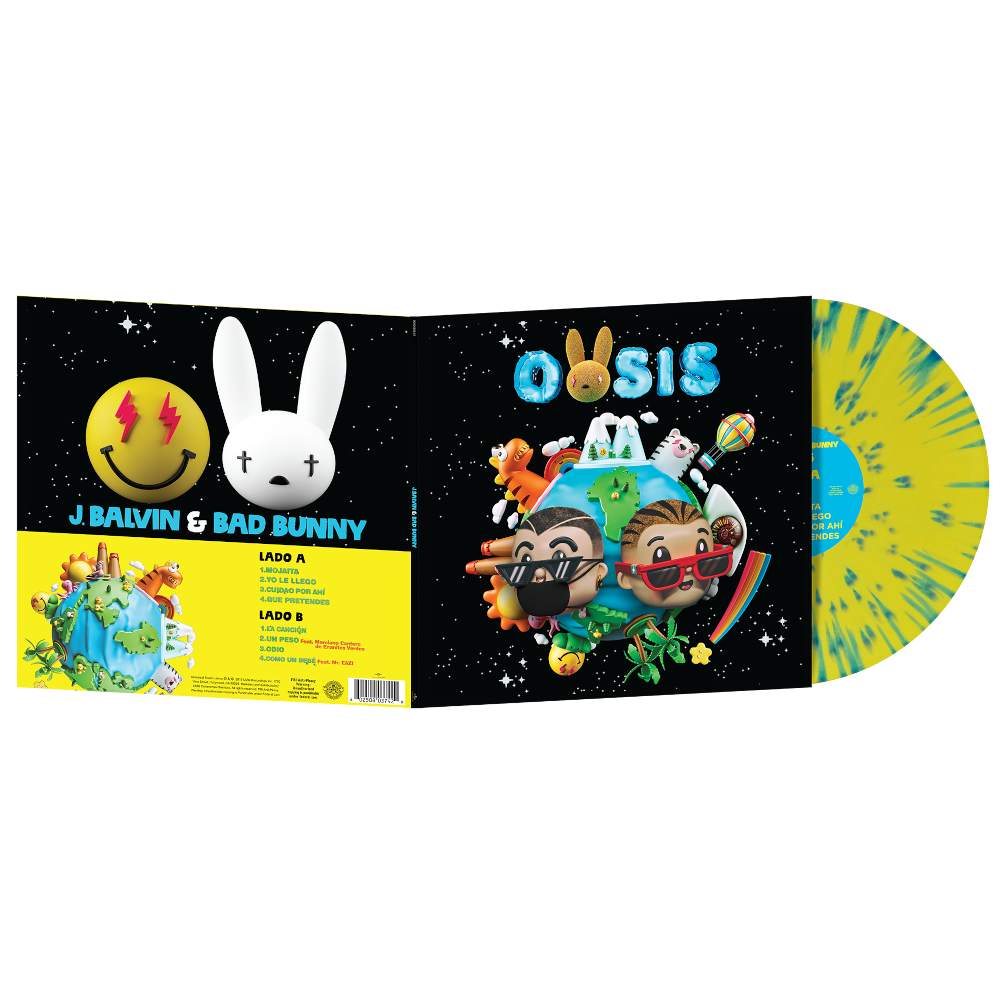 J Balvin Oasis 1LP Limited Edition Splatter Vinyl 441543