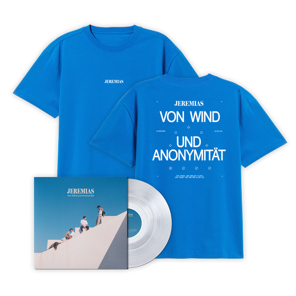 JEREMIAS - Von Wind und Anonymität (Ltd. LP Crystal Clear  + T-Shirt blau )