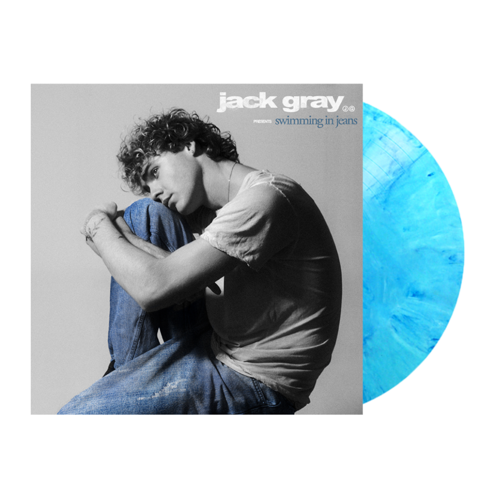 Jack Gray Swimming In Jeans Wavy Blue Vinyl LP 457835