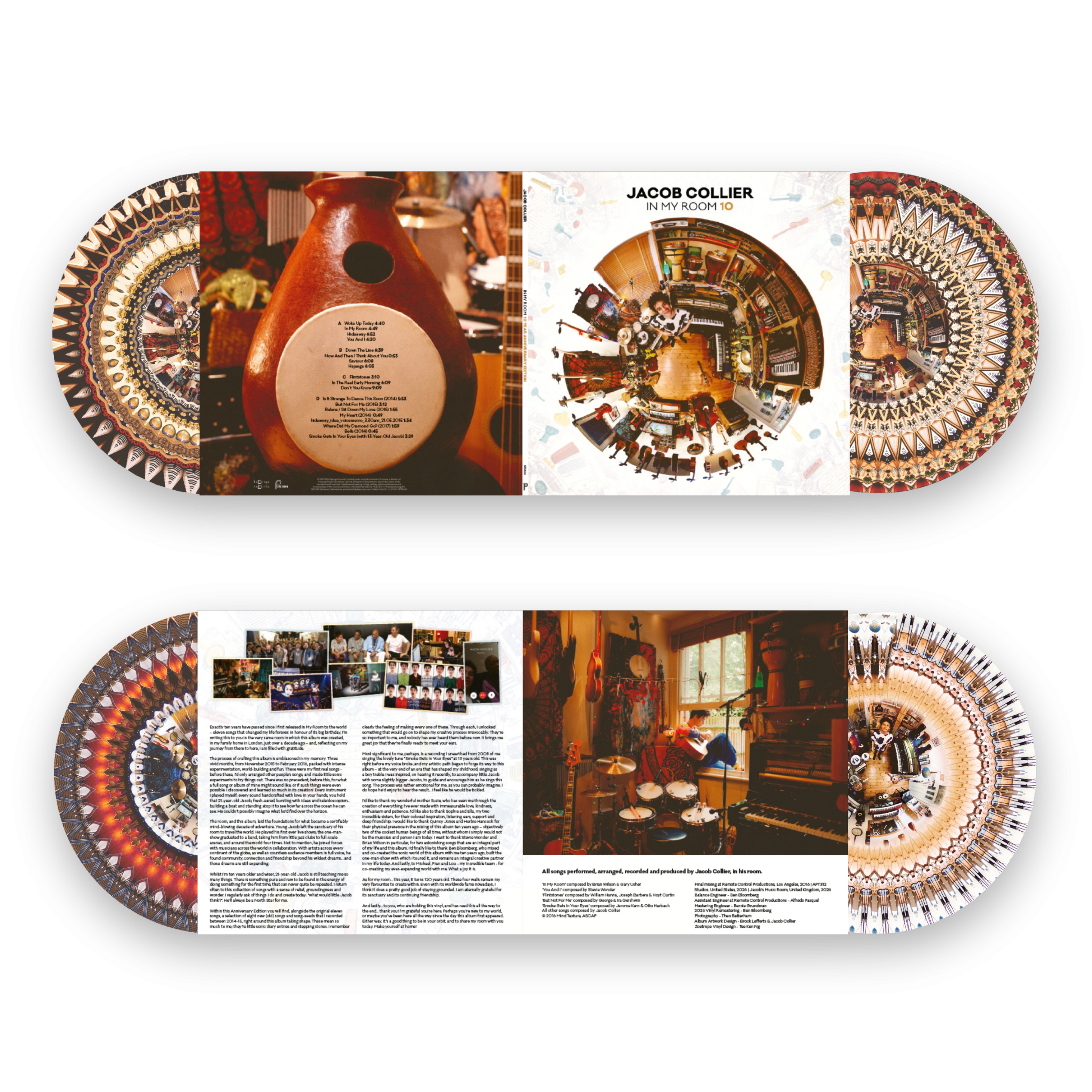 Jacob Collier In My Room (10th Anniversary Edition) 2LP Zoetrope Vinyl 449682