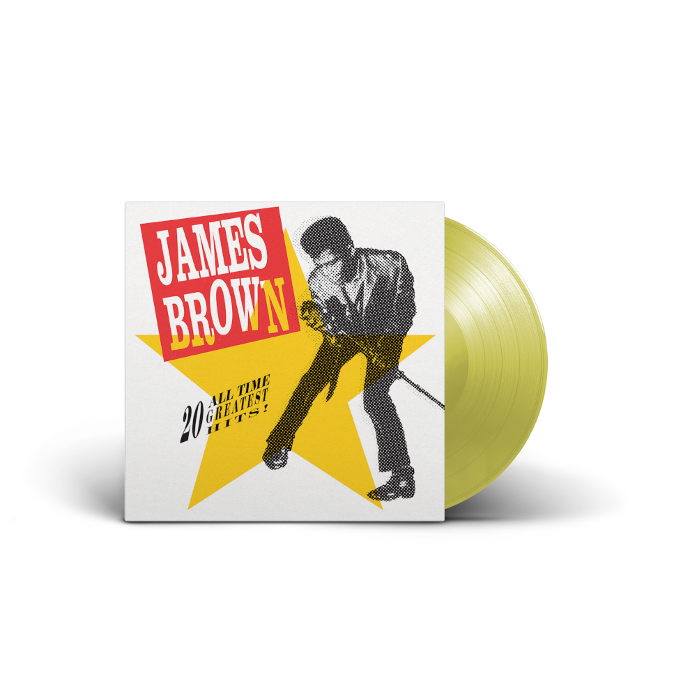 James Brown 20 All Time Greatest Hits Limited Yellow Vinyl LP 463877