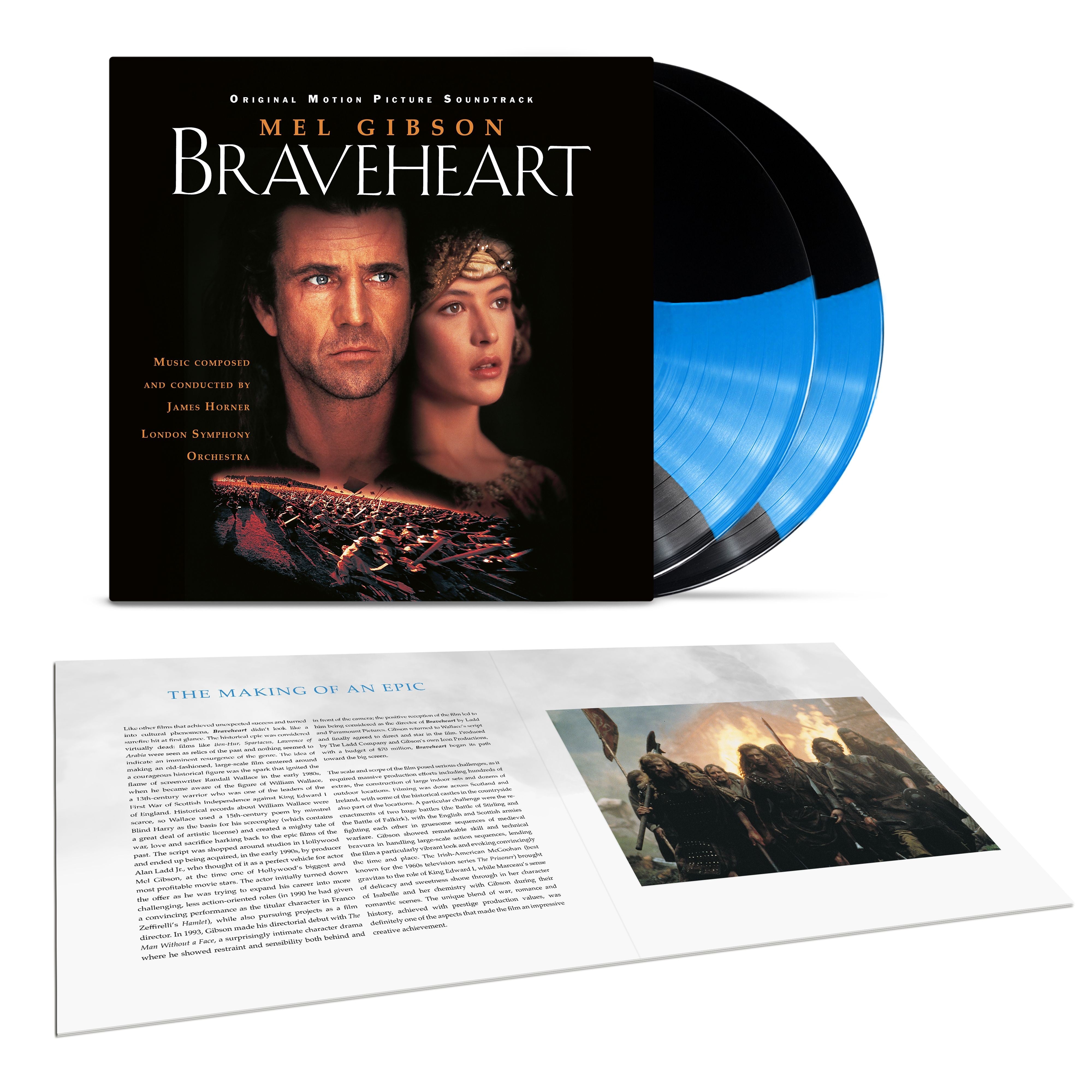 James Horner Braveheart (30th Anniversary Edition) 2LP Blue Streak 425030