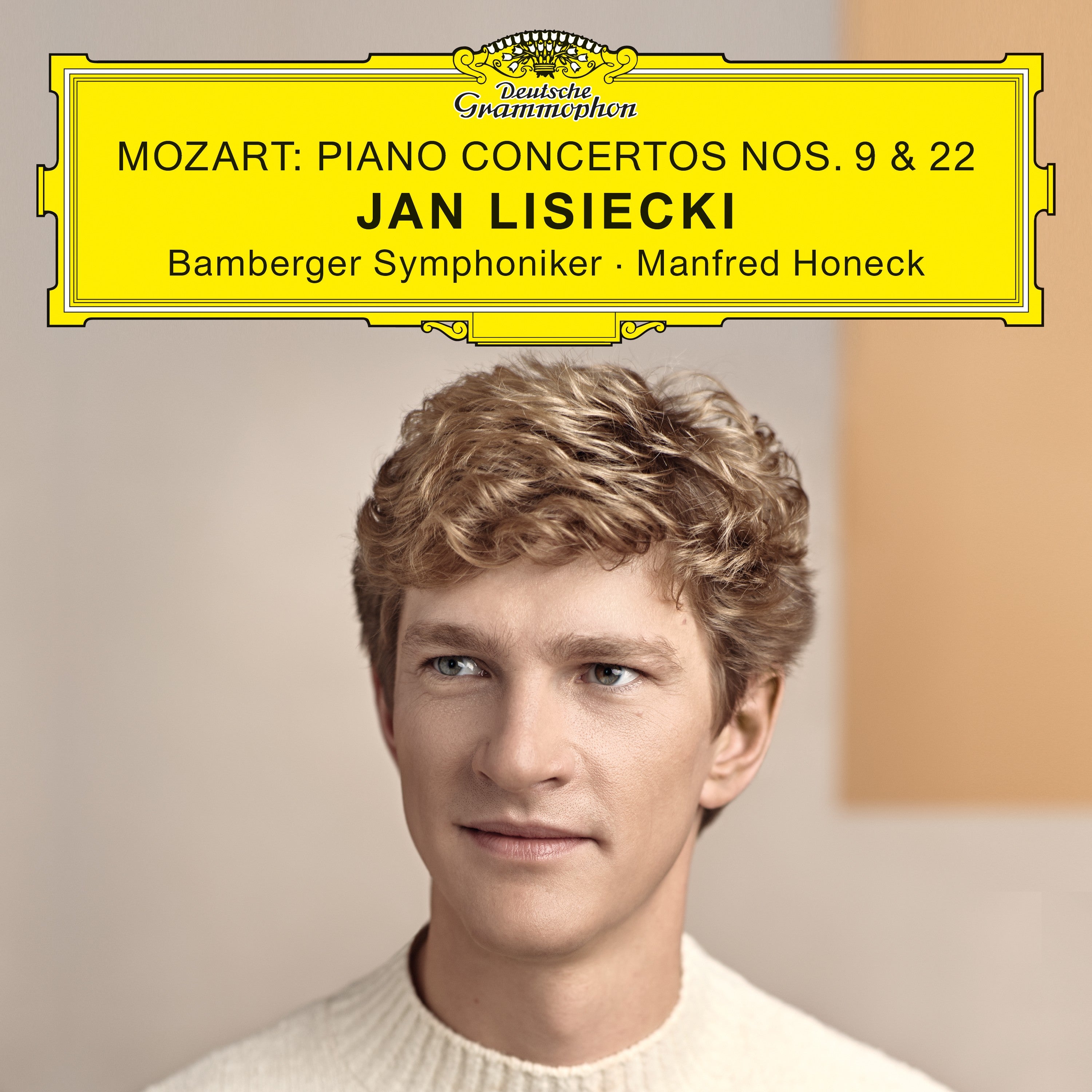 Jan Lisiecki, Manfred Honeck & Bamberger Symphoniker Mozart: Piano Concertos Nos. 9 & 22 1CD Jewelcase + Signierte Artcard 433943