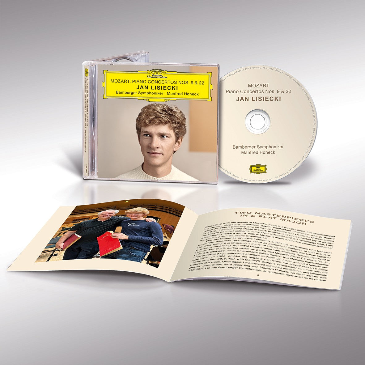 Jan Lisiecki, Manfred Honeck & Bamberger Symphoniker Mozart: Piano Concertos Nos. 9 & 22 1CD Jewelcase 433951
