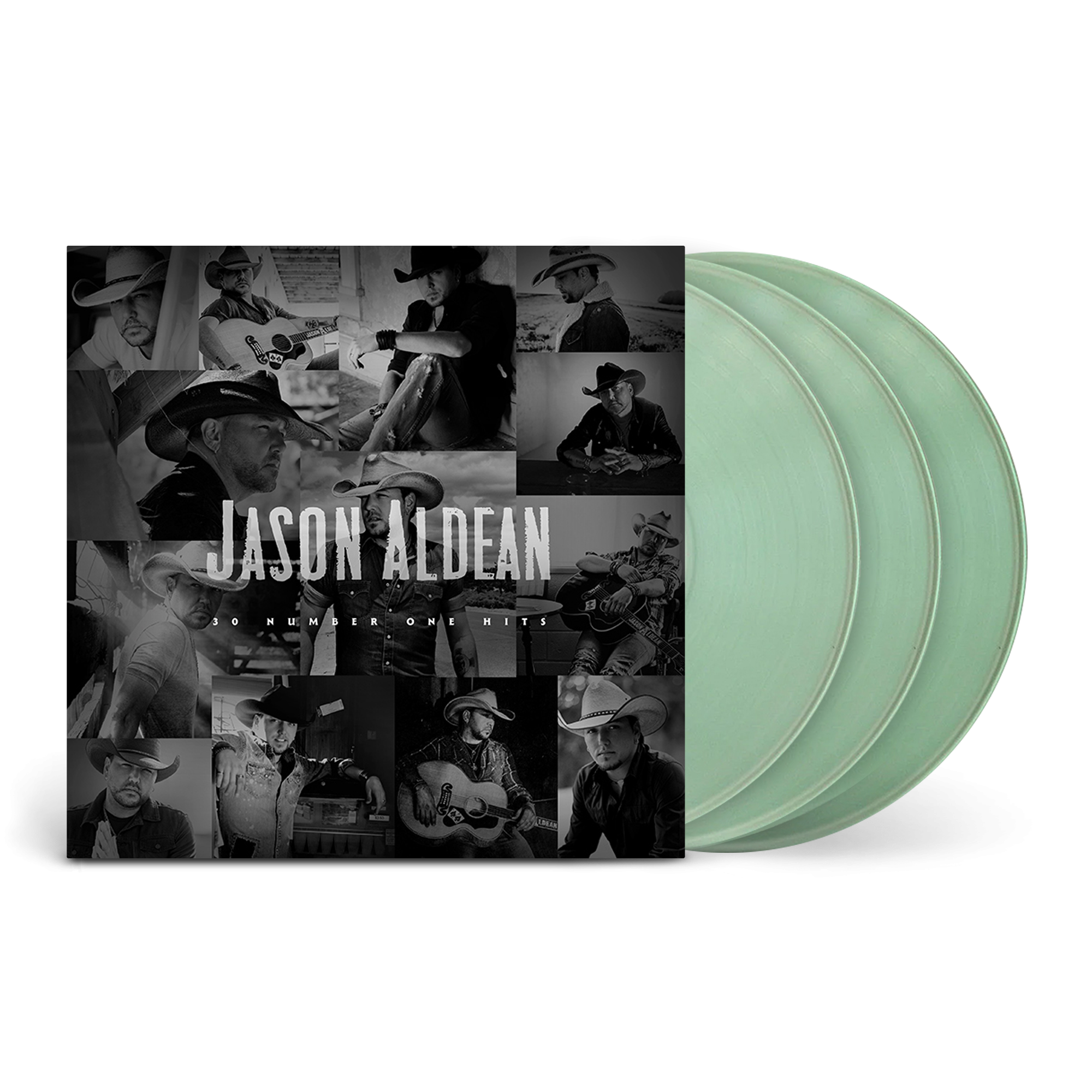 Jason Aldean 30 Number One Hits  Coke Bottle Clear 3LP 425394