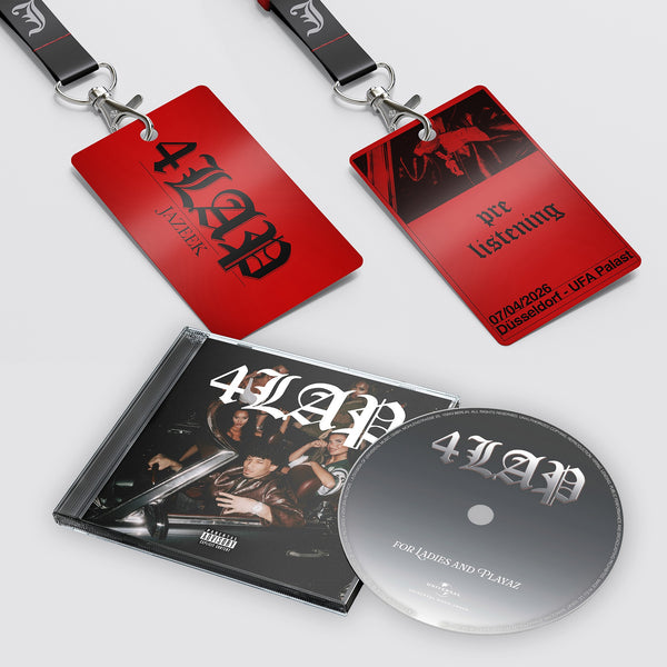 Jazeek - 4LAP (CD + Event Ticket Düsseldorf + Erinnerungs-Lanyard)