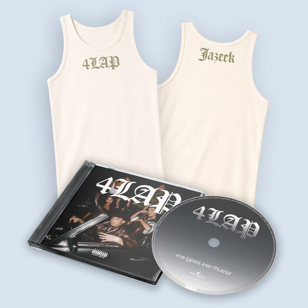Jazeek - 4LAP (CD + Tanktop Cream White)