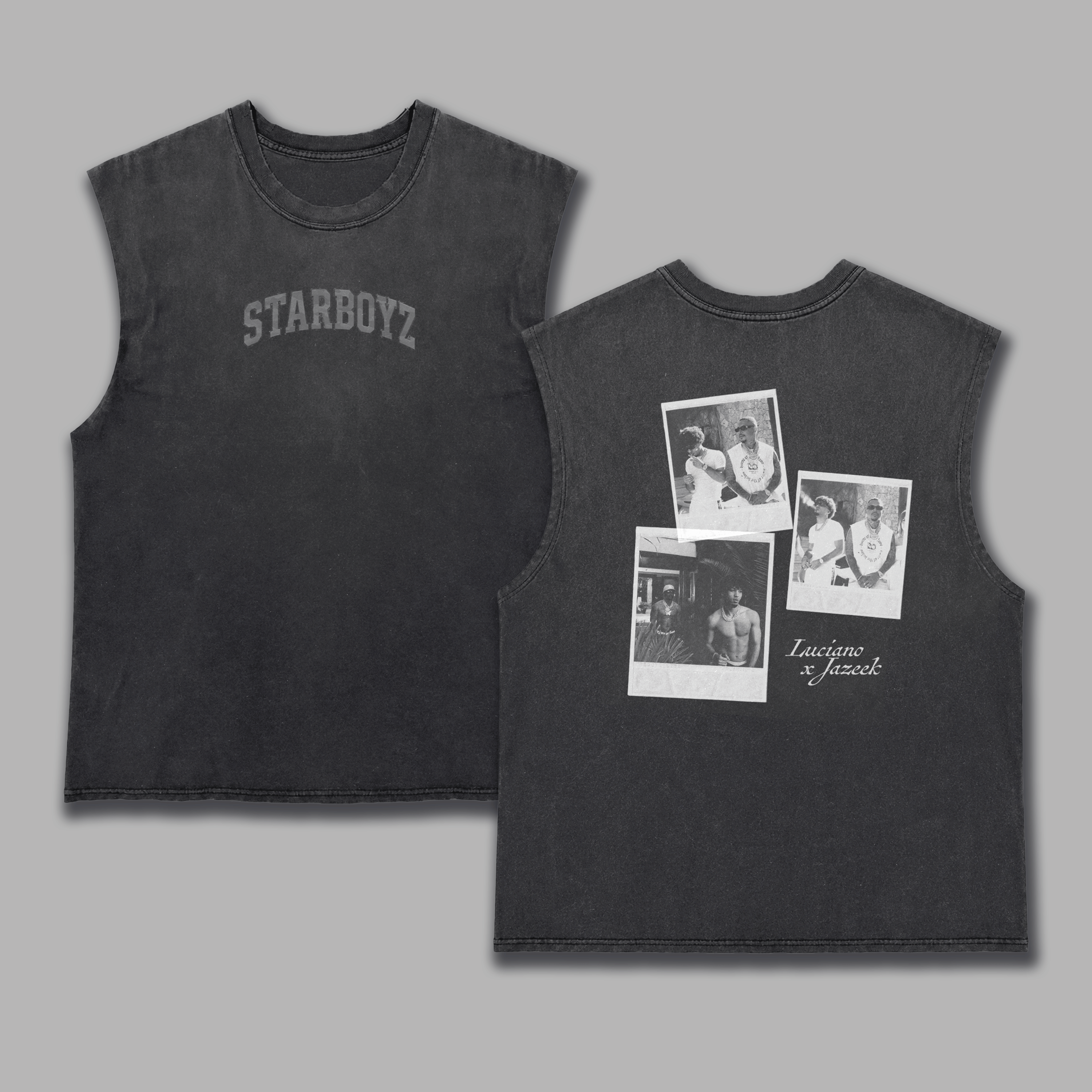 Jazeek & Luciano Starboyz STARBOYZ Sleeveless Shirt Bundle Black 454501