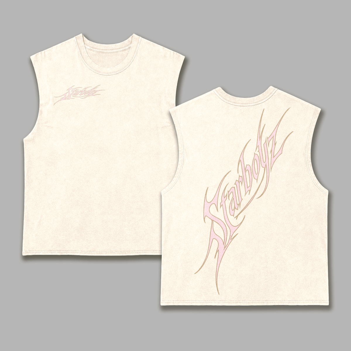 Jazeek & Luciano Starboyz STARBOYZ Sleeveless Shirt Bundle White 454511