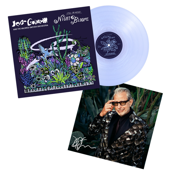 Jeff Goldblum & The Mildred Snitzer Orchestra, Jeff Goldblum - Night Blooms (1LP Colour (Crystal Clear Pearl Arctic)  + signed Art Card)
