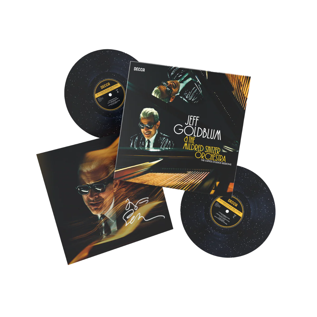 Jeff Goldblum & Jeff Goldblum & The Mildred Snitzer Orchestra The Capitol Sessions Sparkle Starlight Vinyl + Signed Art Card 421842