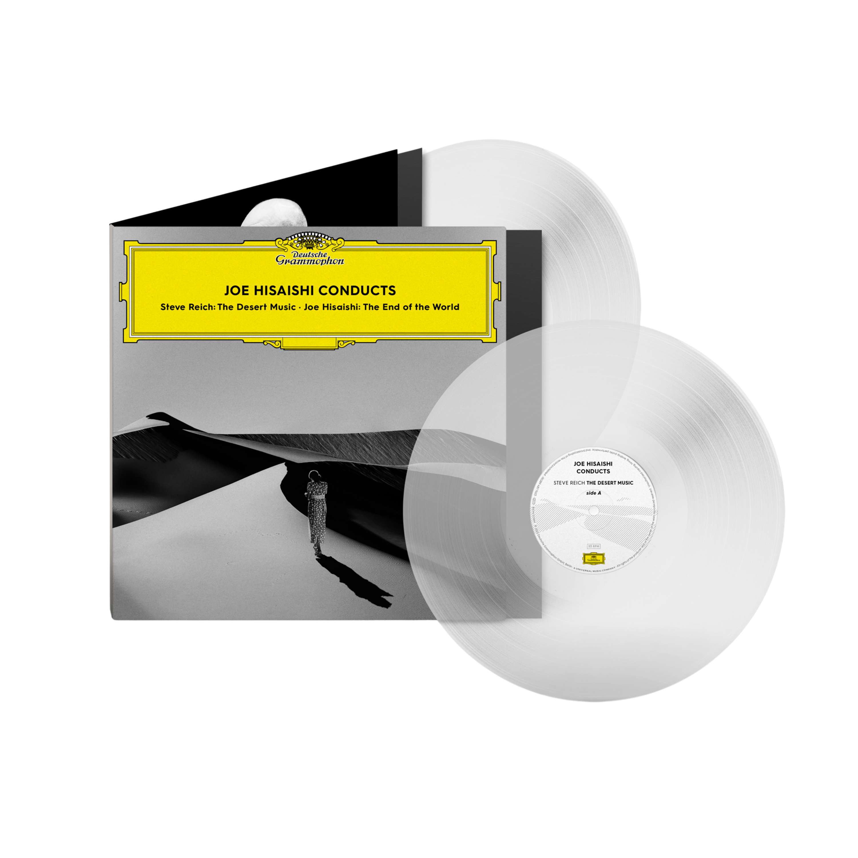 Joe Hisaishi Joe Hisaishi Conducts | Steve Reich & Joe Hisaishi 2LP Crystal Clear Vinyl 451534