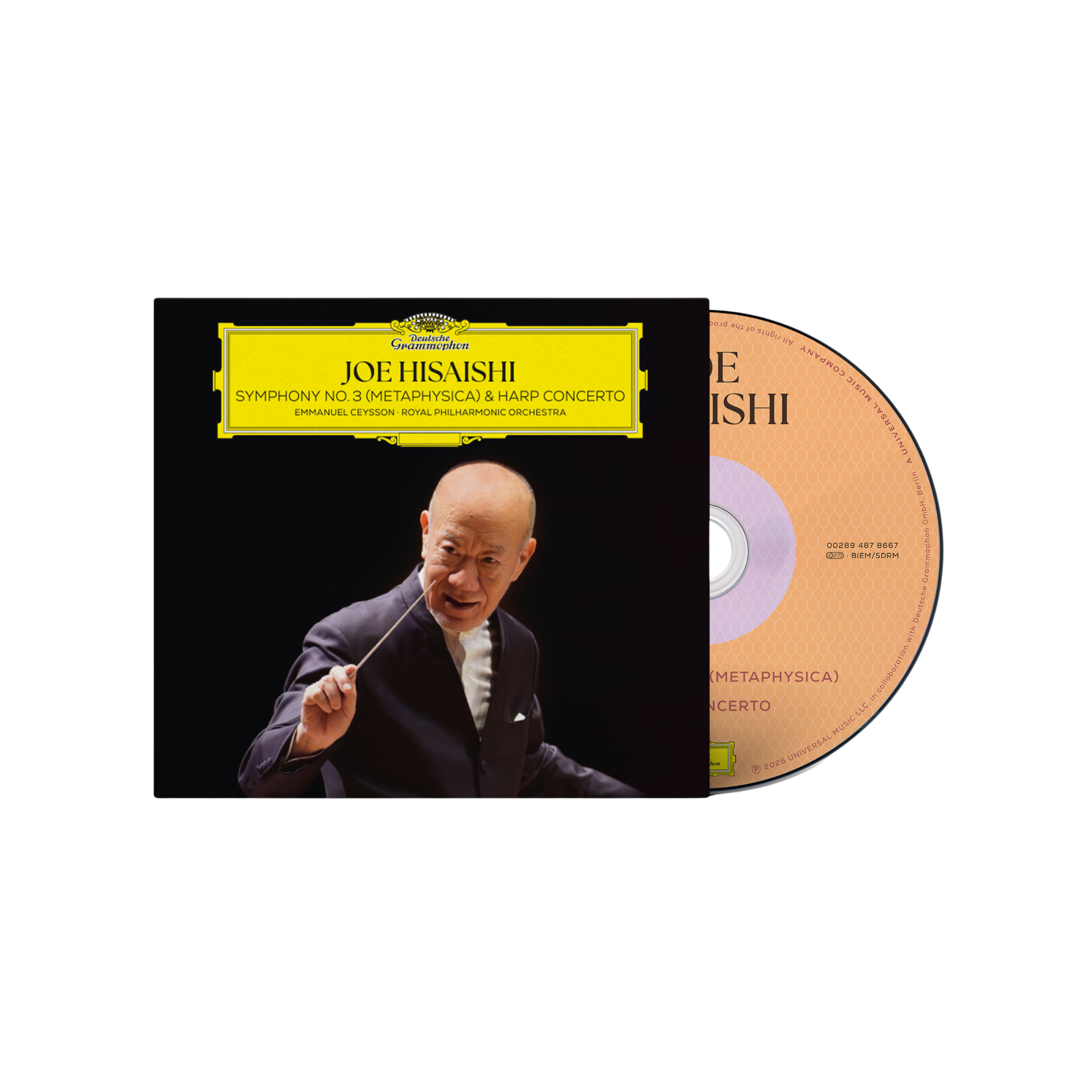 Joe Hisaishi Symphony No. 3 (Metaphysica) & Harp Concerto CD 451720
