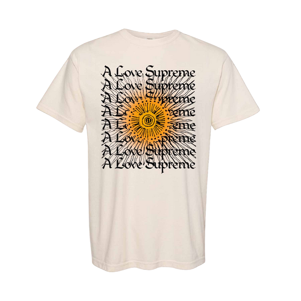 John Coltrane - A Love Supreme (Vintage White T-Shirt)