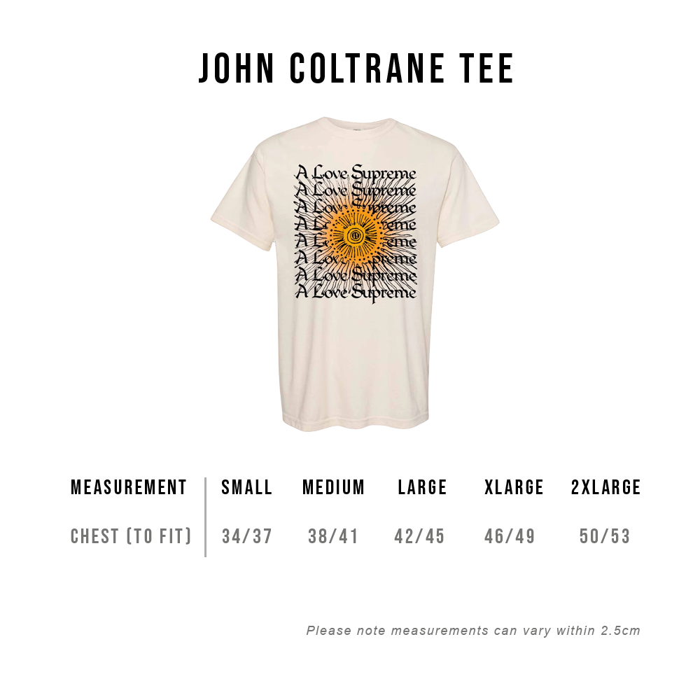 John Coltrane Love Supreme Vintage White T-Shirt 459379