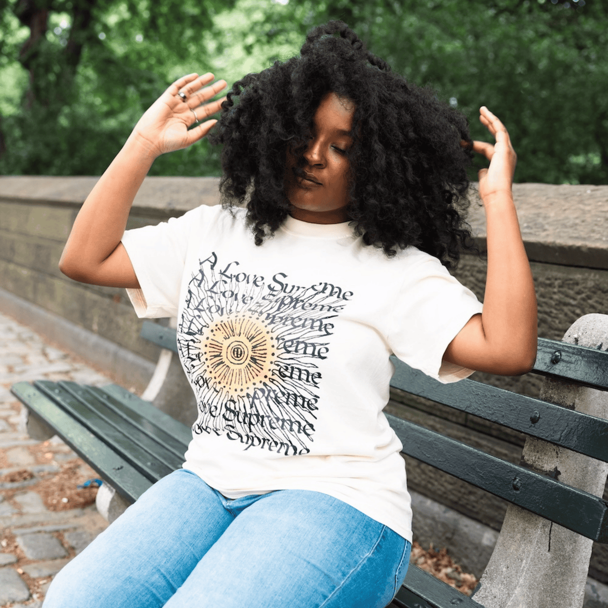 John Coltrane Love Supreme Vintage White T-Shirt 459381