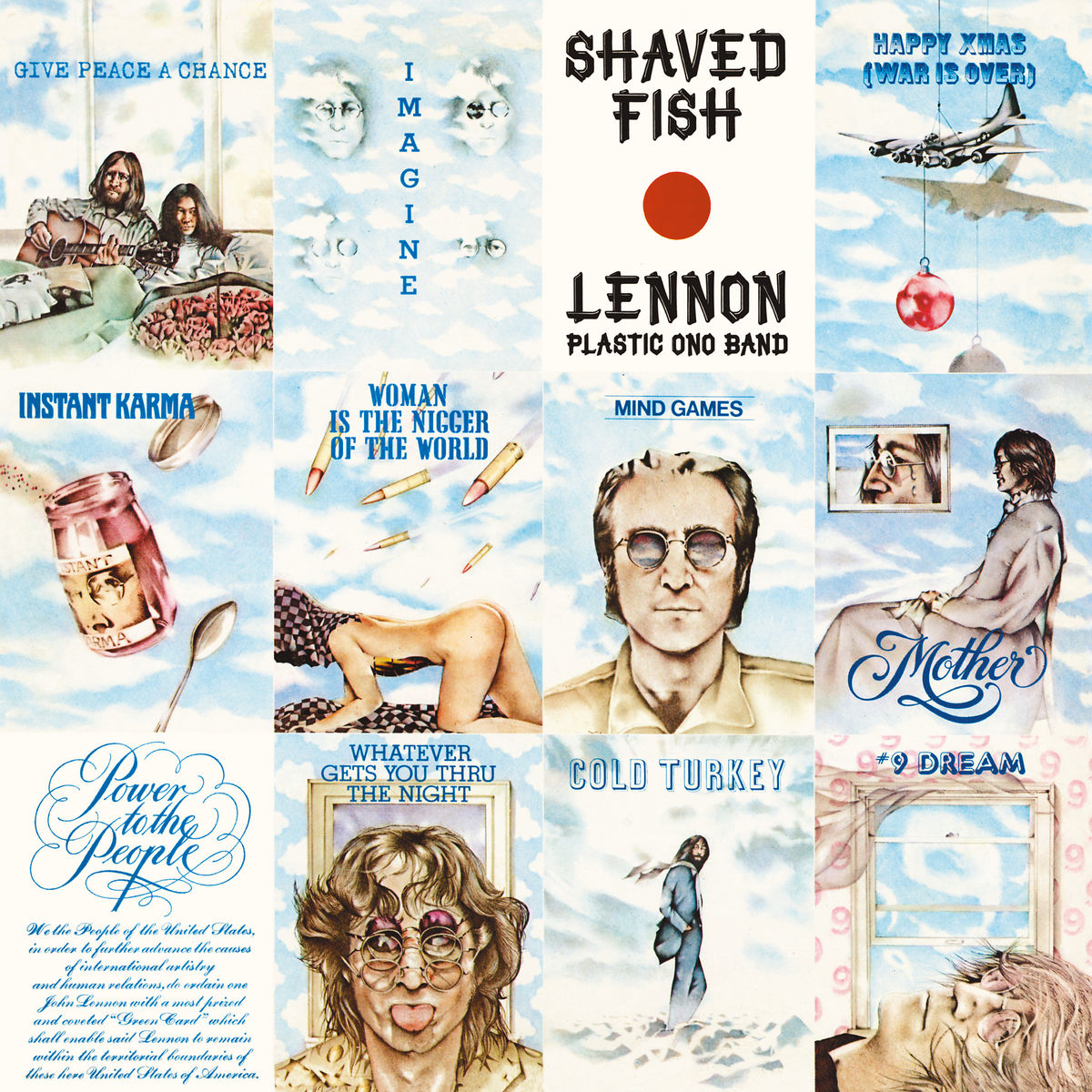 John Lennon Shaved Fish (Ldt. Back To Black Vinyl) Vinyl LP 455901