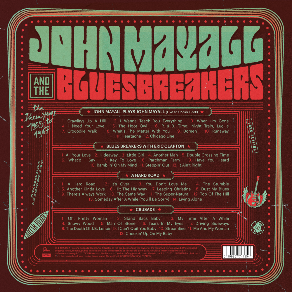 John Mayall & The Bluesbreakers Guitar Heroes: The Decca Years 1965–1967 4SACD Box 454293