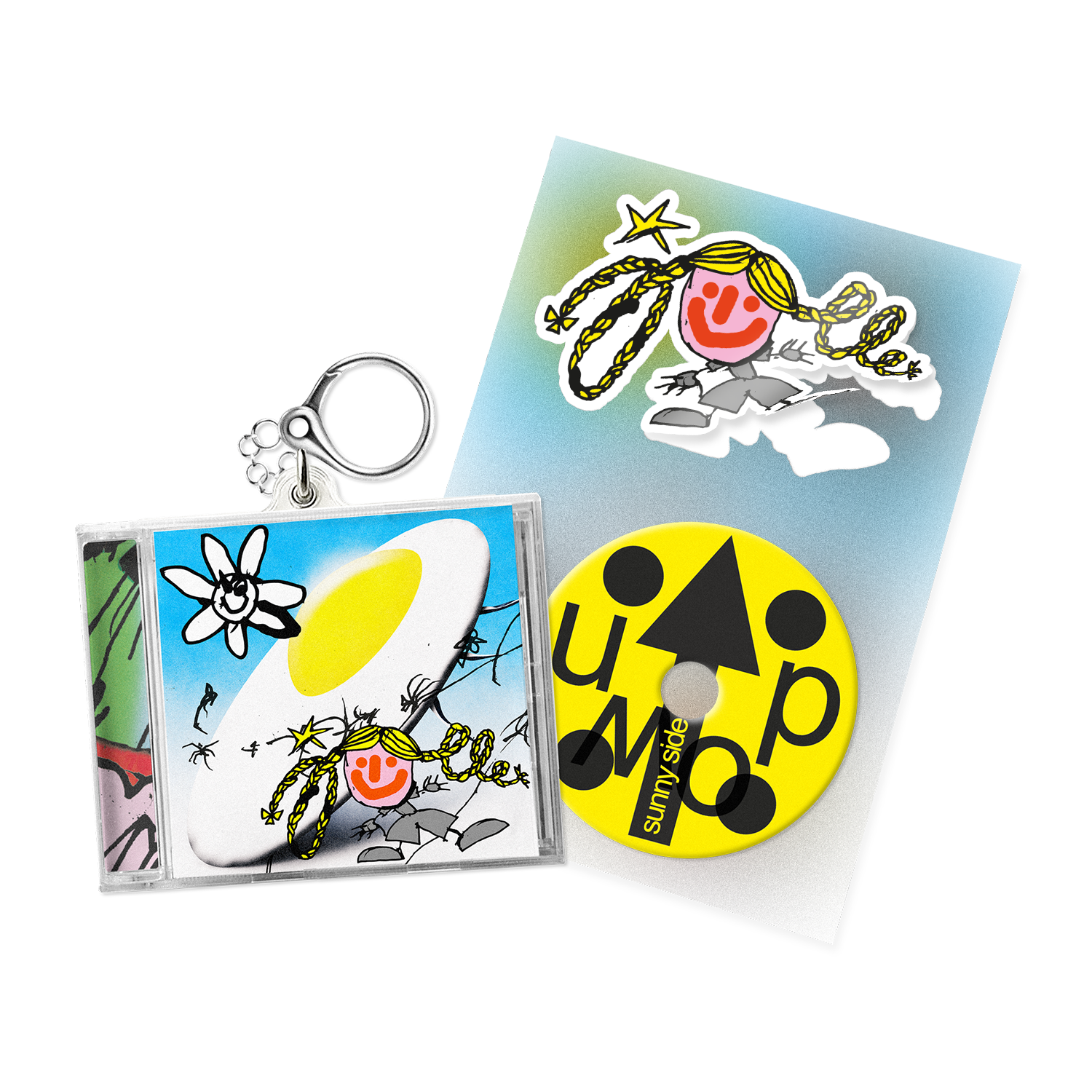 Jolle sunny side up/:down Mini-CD Schlüsselanhänger 451732