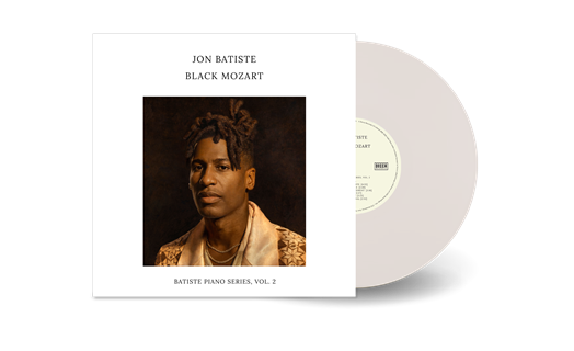 Jon Batiste Black Mozart Cream White  Vinyl  + signed art card 451296